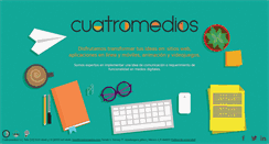 Desktop Screenshot of cuatromedios.com