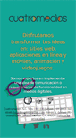 Mobile Screenshot of cuatromedios.com